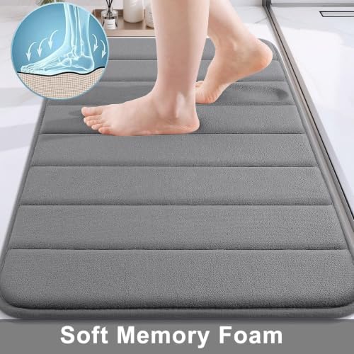 Buganda Memory Foam Bath Mat 35 x 24, Ultra Soft Absorbent Bathroom Rugs - Image 3