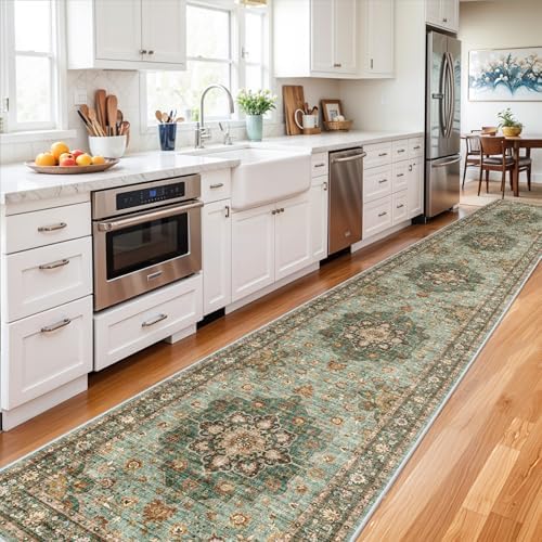 Washable Oriental Hallway Runner Rug: 3x16 Rugs for Living Room Non Slip - Image 2