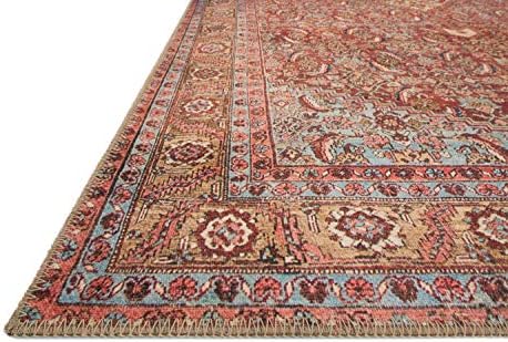 Loloi Loren Red/Multi 8'-4" x 11'-6" Area Rug - Image 4