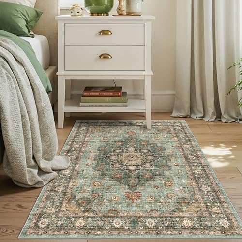 3x4 Rugs for Kitchen Entryway Bathroom: Non Slip Thin Door Mat Small Runner - Image 5