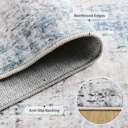 Abstract Area Rug 3x5 Ft Washable Rugs for Entryway Indoor - Image 4