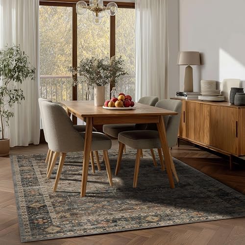 Ruaruarug Washable Area Rug 4×6 for Living Room, Ultra Soft, Camel - Image 5