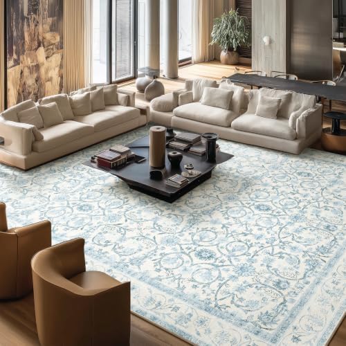 Machine Washable Rugs for Living Room: 10x14 Area Rugs for Bedroom - Image 4