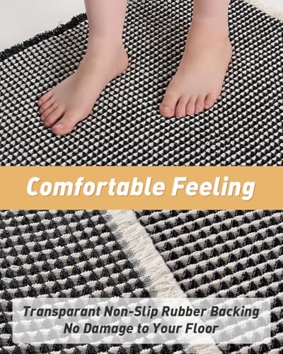Upgraded Waffle Bath Mat Ultra Absorbent Non Slip Bathroom Mat, 18" x 30" - Image 5