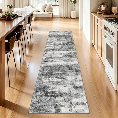 Runners for Hallways 2x8 Kitchen Runner Rugs，Modern Abstract Rug Runners for Entryway，Black and White Washable Runner Rug Non-Slip 8ft Carpet Rug for Bedroom Living Room by Unknown
