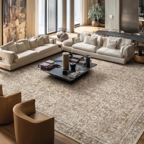 Machine Washable Rugs for Living Room: 10x14 Area Rugs for Bedroom - Image 3