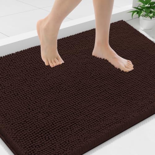 Smiry Bathroom Rugs 36X24, Luxury Chenille Extra Soft Absorbent Bath Mat by Smiry