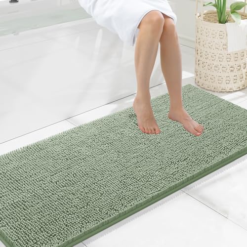Smiry Bathroom Rugs 59X20, Luxury Chenille Extra Soft Absorbent Bath Mat by Smiry