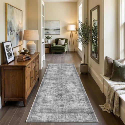 2x6 Hallway Washable Runner Rug : Vintage Soft Kitchen Runner by Unknown