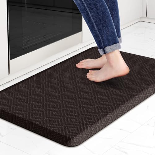 Anti-Fatigue Kitchen Mats for Floor Standing and Comfort Desk Mats 17"x28" by Mattitude