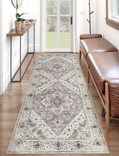 SERISSA 2x6 Washable Non Slip Boho Runner Rug for Hallway，Earth Tone - Image 6