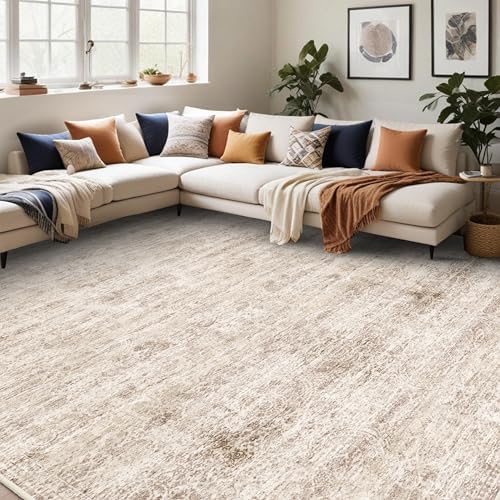 TOPRUUG Washable 12x18 Area Rug - Extra Large Thin Rugs for Living Room - Image 5