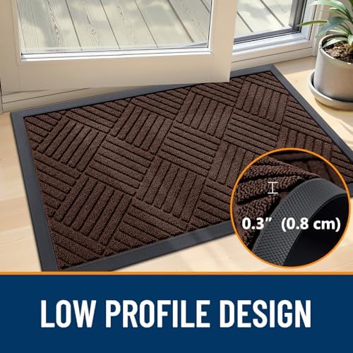OLANLY Front Door Mat Outside Entrance 47x23, Waterproof Heavy-Duty Doormat - Image 5