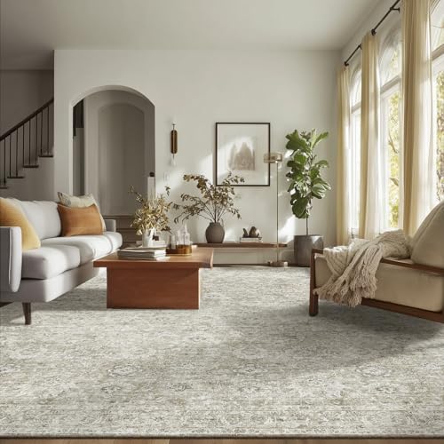 Machine Washable Rugs for Living Room: 8x10 Area Rugs for Bedroom - Image 3