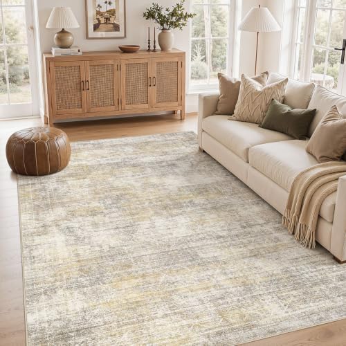 cotiled Boho 5x7 Area Rugs for Living Room: Soft Moroccan Washable Rug by COTILED