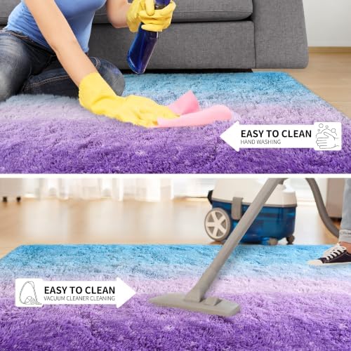 Tepook Soft Fluffy Rugs for Bedroom, 4x6 Area Rug for Living Room - Image 6