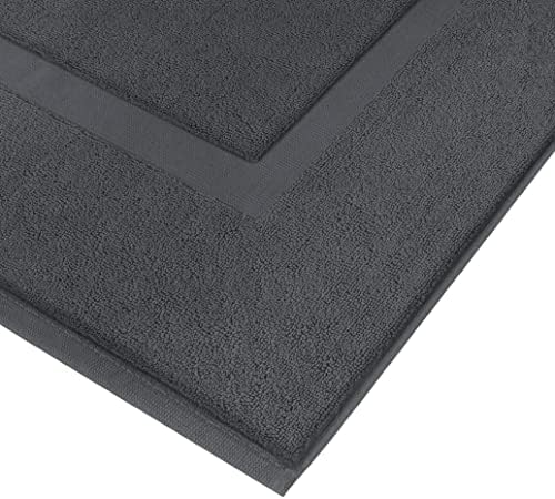 Bulk 32-Pack Hotel Bath Mats for Resorts & Spas, 21" x 34", Grey - Image 4