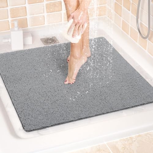 LuxStep Shower Mat Bathtub Mat Non-Slip Bath Mat with Drain, Quick Drying by LuxStep