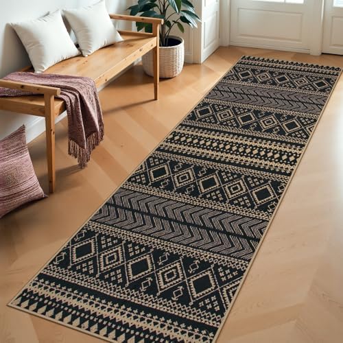 Lahome Boho Kitchen Runner Rug, 2x8 Easy Jute Laundry Room Rug - Image 2