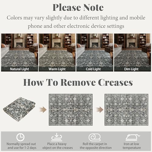 Washable Small Area Rugs for Entryway: 2x3 Door Mat Indoor Entrance - Image 6