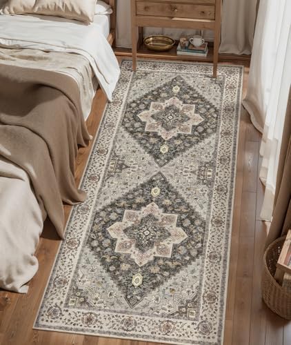 Tangsoo 2x6 Washable Runner Rugs for Hallway, Vintage Non Slip Rug Runners - Image 6