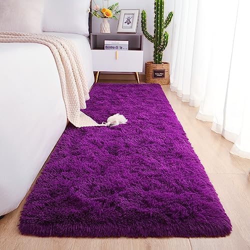 Chicrug Soft Runner Rugs for Bedroom Living Room Plush Fluffy Rug 2x6 by ChicrugHomeDecor