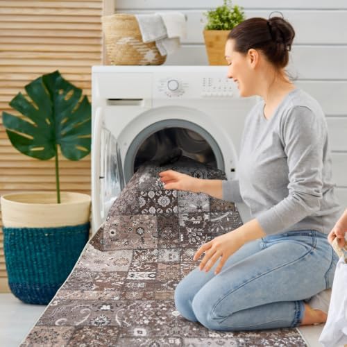 3x12 Washable Runner Rug: 12ft Runners for Hallways Non Slip Kitchen Rug - Image 6