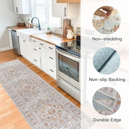 Washable Hallway Runner Rug 3x16: Non Slip Runner Rugs with Rubber Backing - Image 5