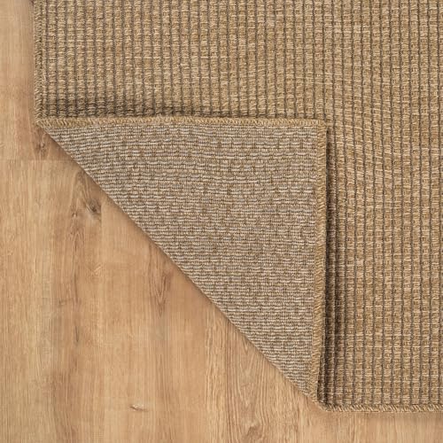 CAMILSON Easy Jute Runner Rug 2x7, Indoor Outdoor Natural Farmhouse Area Rugs for Living Room and Kitchen Rug, Solid Boho Woven Design, Easy-Cleaning, Washable Outside Carpet Alfombras (2 x 7) - Image 7