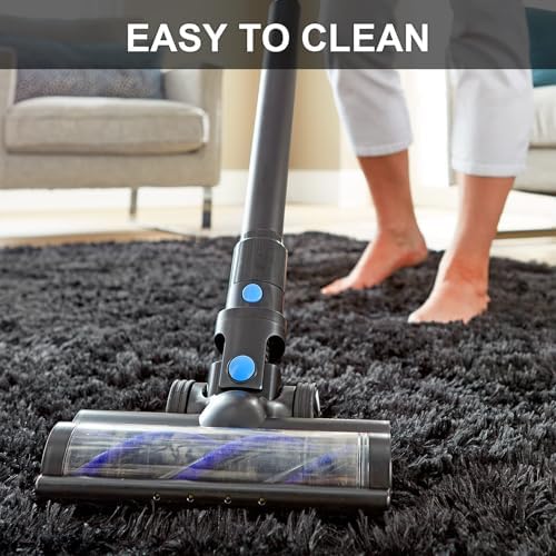 Ophanie Runner Rug for Hallway, 3x6 Washable Non-Slip Fluffy Soft Bedside Rugs, Bedroom Living Room Shaggy Carpet for Kids Girls Boys Dorm Nursery Decor Aesthetic, Black with Over 99 pcs Pile fibers - Image 3