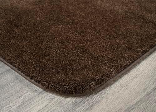 Garland Rug Traditional Nylon Washable Chocolate 2 Bath Rugs (21" X 34", 22" X 60") - Soft, Absorbent, and Stylish for Your Bathroom - Image 6
