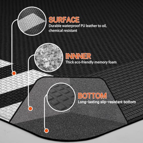 FEATOL 0.9" Anti Fatigue Mat for Industrial & Standing Mat & Home Kitchen - Image 7