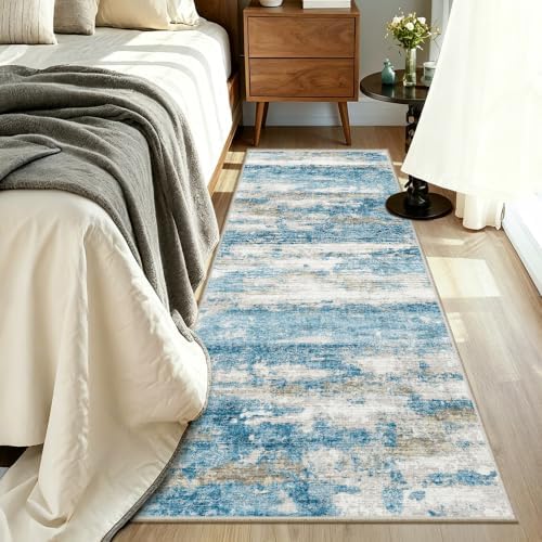 Washable Runners for Hallway 2x6 Runner Rug,Ultra-Thin Kitchen Runner Rugs,Non-Slip Backing Entryway Rug Runner,Abstract Carpet for Hallways,Bedroom,Dining,Laundry Room - Image 7