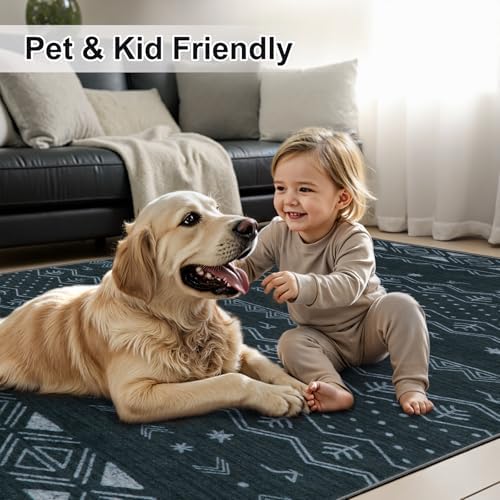 SERISSA 2x6 Washable Non-Slip Boho Runner Rug for Kitchen - Image 6
