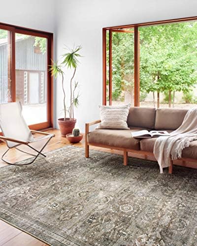 Loloi Layla Antique/Moss 9'-6" x 14' Area Rug by Unknown