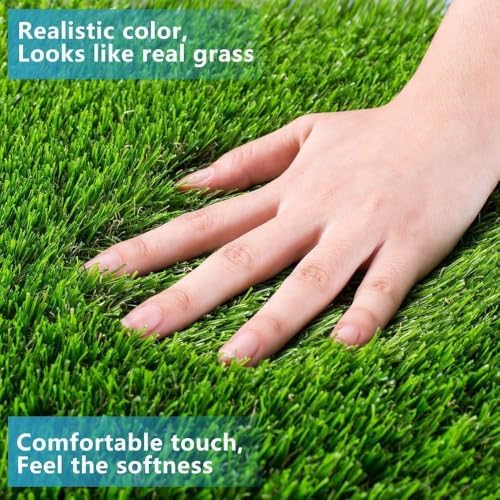 Artificial Grass Pee Pads for Dogs Potty, 26"x30" Reusable Grass Patch, Fake Grass Mat for Balcony/Indoor/Outdoor, Washable Pet Training Turf with Drainage Holes, Easy to Clean - Image 4