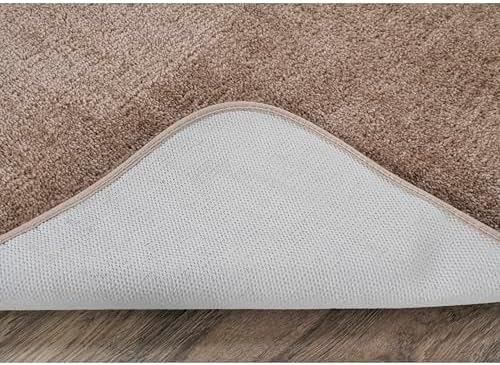 Garland Rug Traditional 4 Piece Nylon Washable Bathroom Rug Set Taupe - Image 4