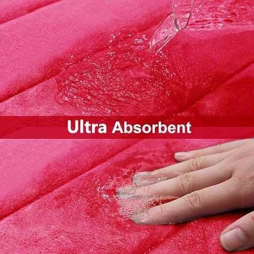 Buganda Memory Foam Bath Mat 30 x 20, Ultra Soft Absorbent Bathroom Rugs - Image 5