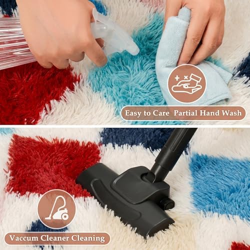 PureCozy Soft Shag Rug 9x12 Living Room High Pile Non-Slip Fluffy Carpet - Image 4
