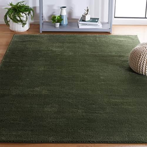 SAFAVIEH Revive Area Rug 6'7"x9', Modern Green REV102Y - Image 2