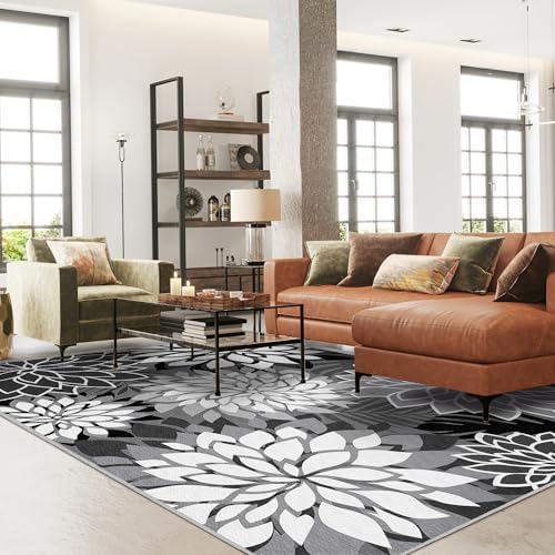 Arenarug Outdoor Rug Waterproof, Washable Patio Rug for Deck, 5x8, Black - Image 2