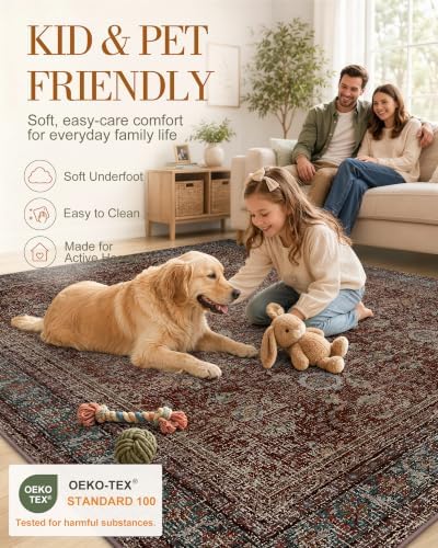 OLANLY 2x6 Washable Runner Rug, Soft Non Slip Carpet for Hallway Kitchen - Image 5