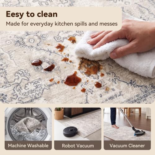 GRANNY SAYS Boho Kitchen Rug Set of 2, Anti Fatigue Kitchen Mats Non Slip - Image 5