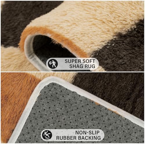 PureCozy Soft Shag Rug 6x9 for Living Room High Pile Non-Slip Fluffy Carpet - Image 4