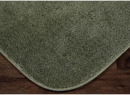 Garland Rug Traditional Nylon Washable Deep Fern 4 Piece Set - Lid, Contour, 2 Bath Rugs - Soft, Absorbent, and Stylish for Your Bathroom - Image 4