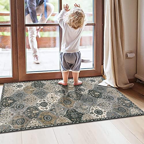 Lahome Moroccan Small Area Rug, 2x4 Rugs for Entryway Kitchen Bedside - Image 5