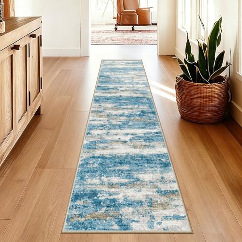Kitchen Runner Rug 2x12 Runners Rug for Hallways Non-Slip,Long Abstract Rug Runners,Stain Resistant Soft Washable 12 ft Runner Rugs,Ultra-Thin Carpet for Entryway,Dining,Laundry Room - Image 6