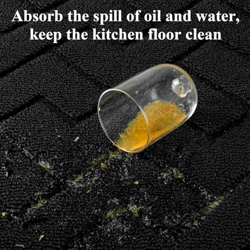 hicorfe Kitchen Runner Rug,24"x71"+20"x32" Kitchen Set,Non-Slip Kitchen Mat - Image 4