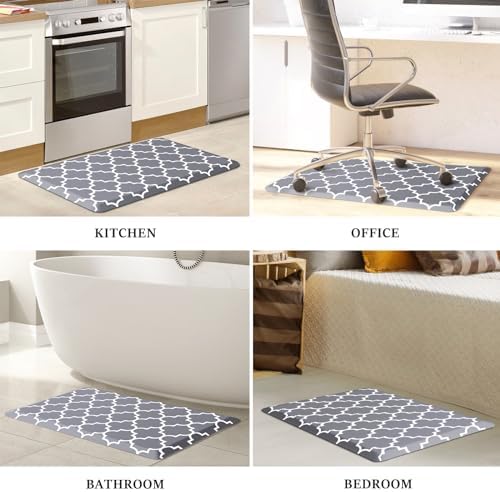 WISELIFE Anti Fatigue Mats for Kitchen Floor, 20" x 32", 4/5 Inch, Grey - Image 7