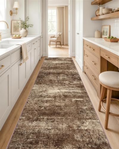 OLANLY 2x8 Washable Runner Rug, Soft Non Slip Carpet for Hallway Kitchen by OLANLY
